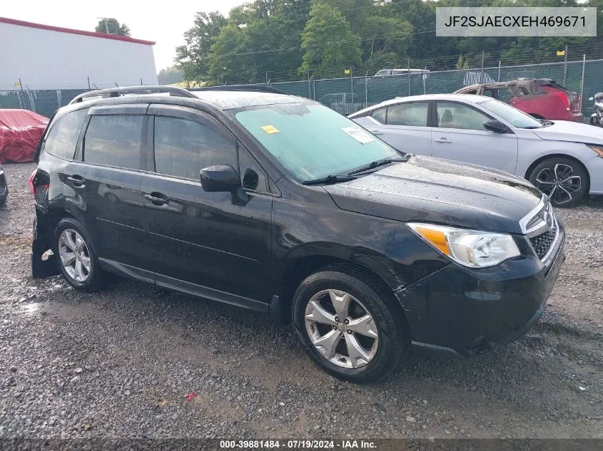 2014 Subaru Forester 2.5I Premium VIN: JF2SJAECXEH469671 Lot: 39881484