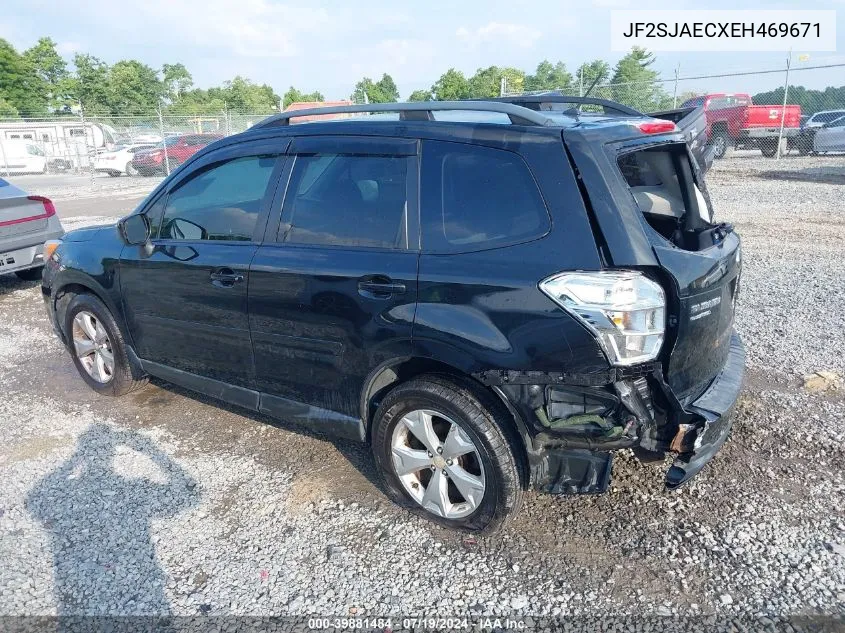 2014 Subaru Forester 2.5I Premium VIN: JF2SJAECXEH469671 Lot: 39881484