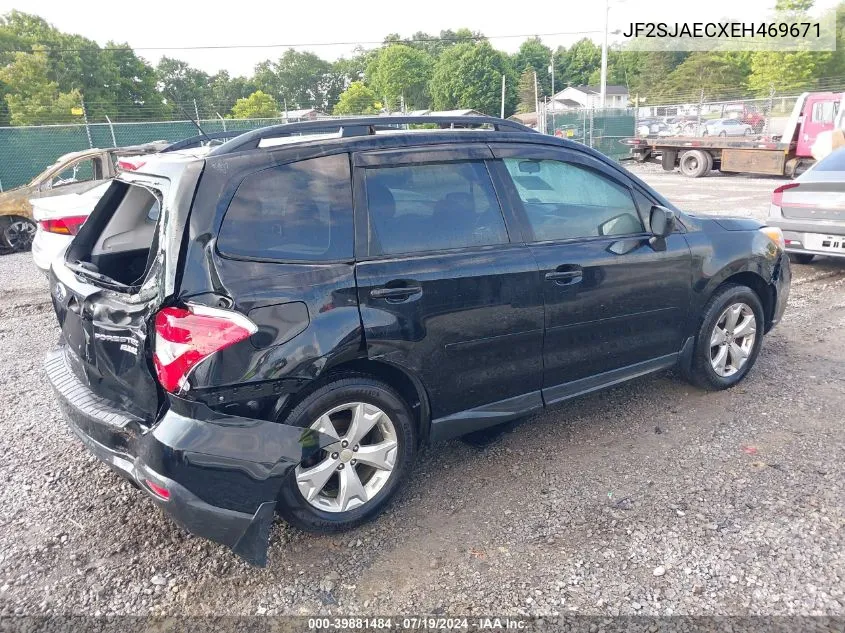 2014 Subaru Forester 2.5I Premium VIN: JF2SJAECXEH469671 Lot: 39881484