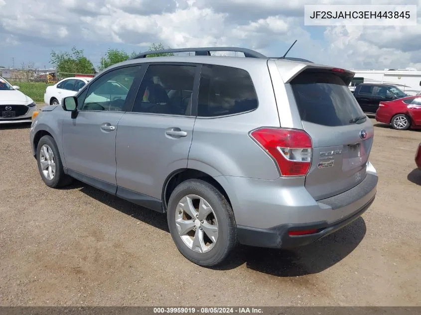 2014 Subaru Forester 2.5I Limited VIN: JF2SJAHC3EH443845 Lot: 39959019