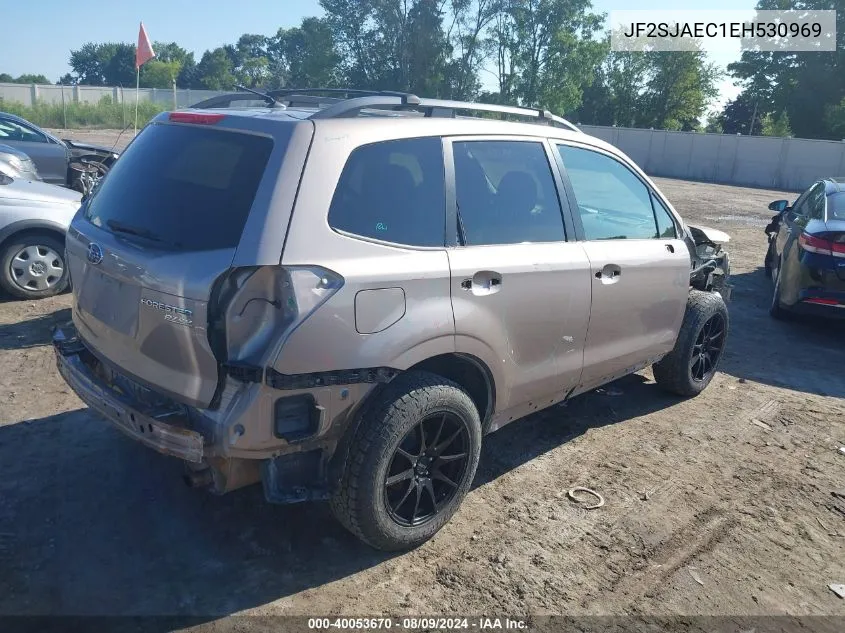 2014 Subaru Forester 2.5I Premium VIN: JF2SJAEC1EH530969 Lot: 40053670