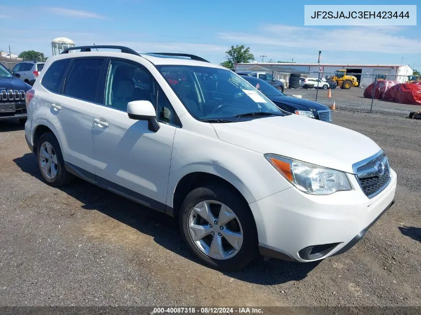 2014 Subaru Forester 2.5I Limited VIN: JF2SJAJC3EH423444 Lot: 40087318