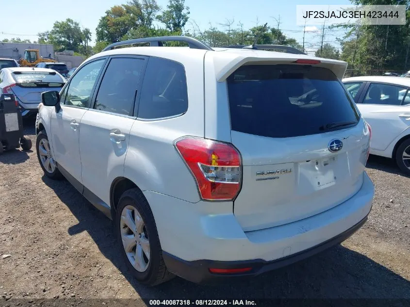 2014 Subaru Forester 2.5I Limited VIN: JF2SJAJC3EH423444 Lot: 40087318