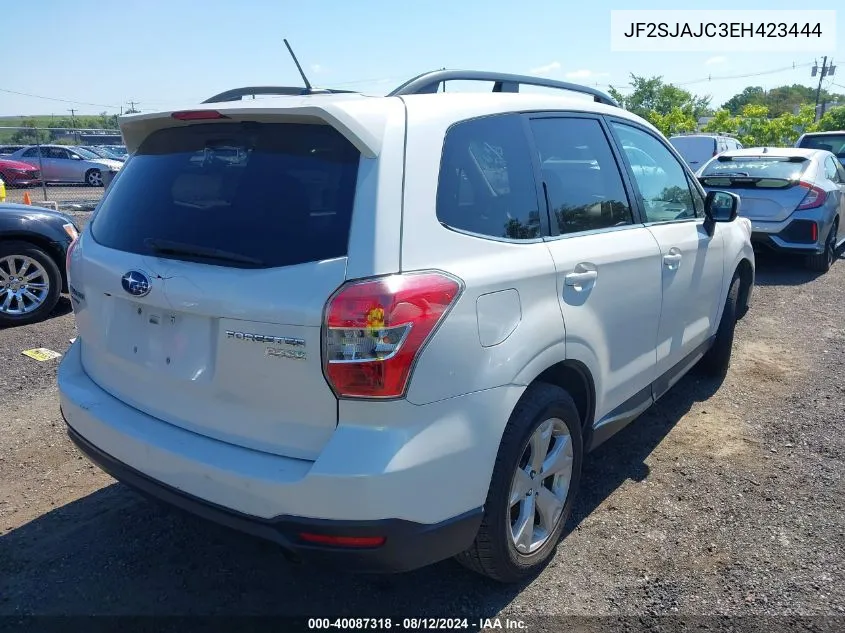 2014 Subaru Forester 2.5I Limited VIN: JF2SJAJC3EH423444 Lot: 40087318