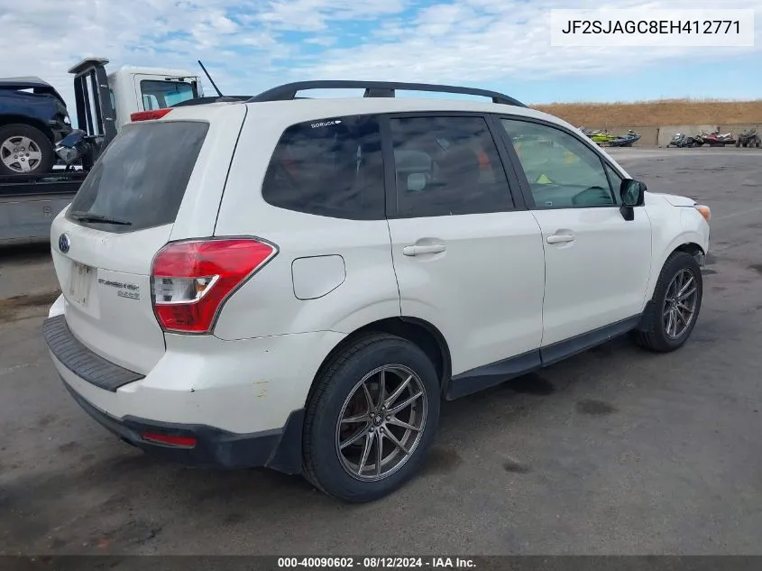 JF2SJAGC8EH412771 2014 Subaru Forester 2.5I Premium