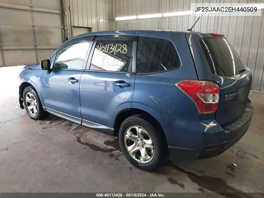 JF2SJAAC2EH440509 2014 Subaru Forester 2.5I