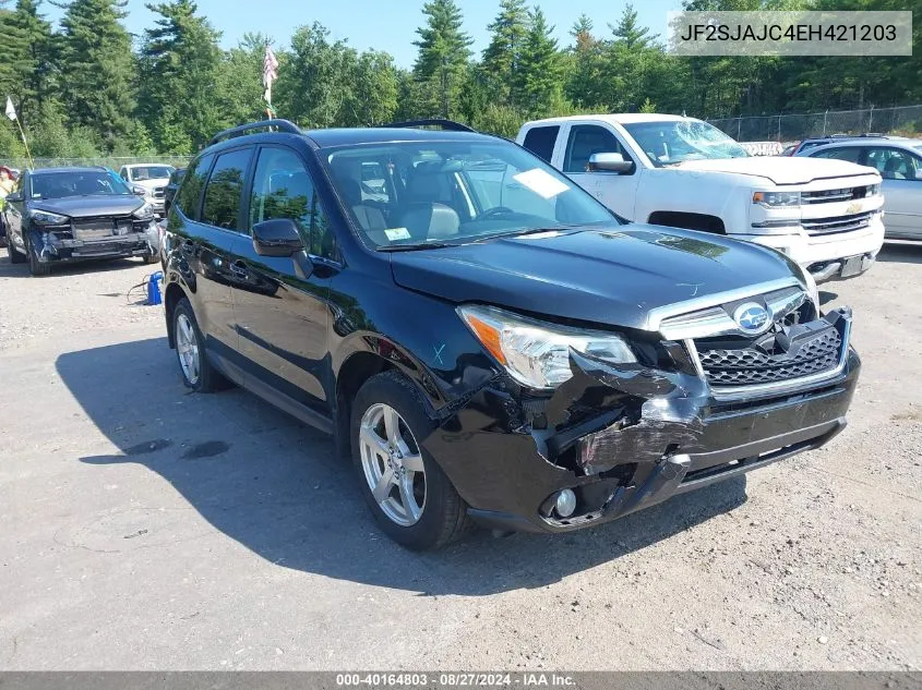 2014 Subaru Forester 2.5I Limited VIN: JF2SJAJC4EH421203 Lot: 40164803