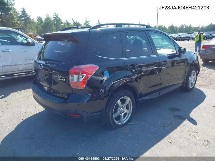 2014 Subaru Forester 2.5I Limited VIN: JF2SJAJC4EH421203 Lot: 40164803