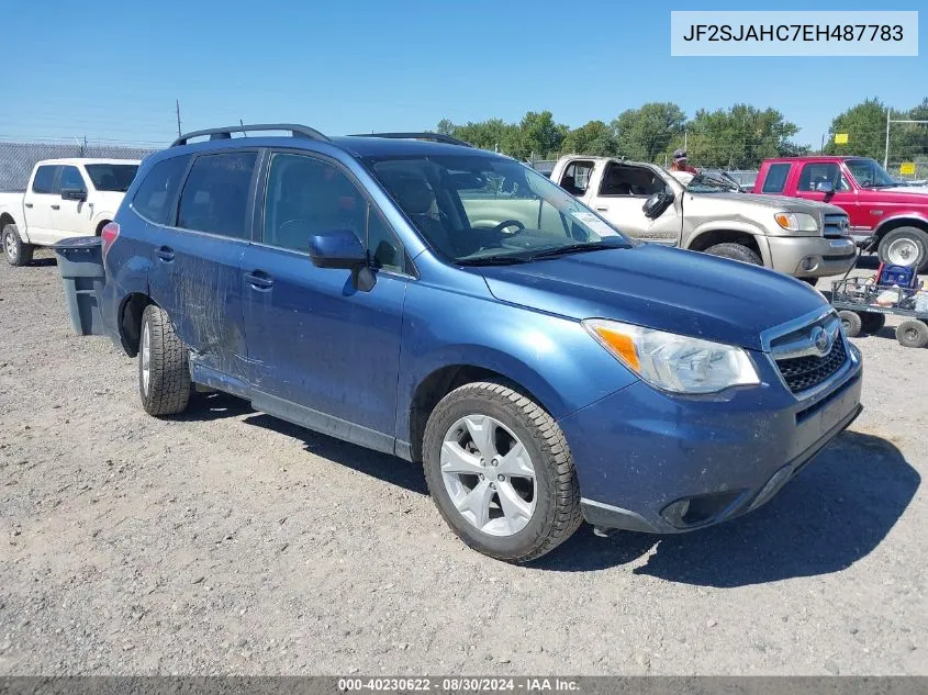 2014 Subaru Forester 2.5I Limited VIN: JF2SJAHC7EH487783 Lot: 40230622