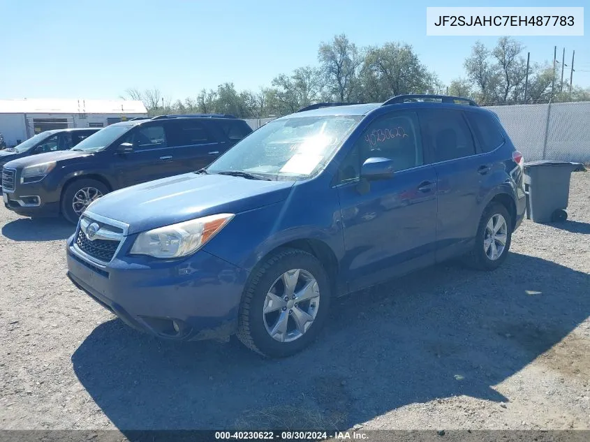 2014 Subaru Forester 2.5I Limited VIN: JF2SJAHC7EH487783 Lot: 40230622