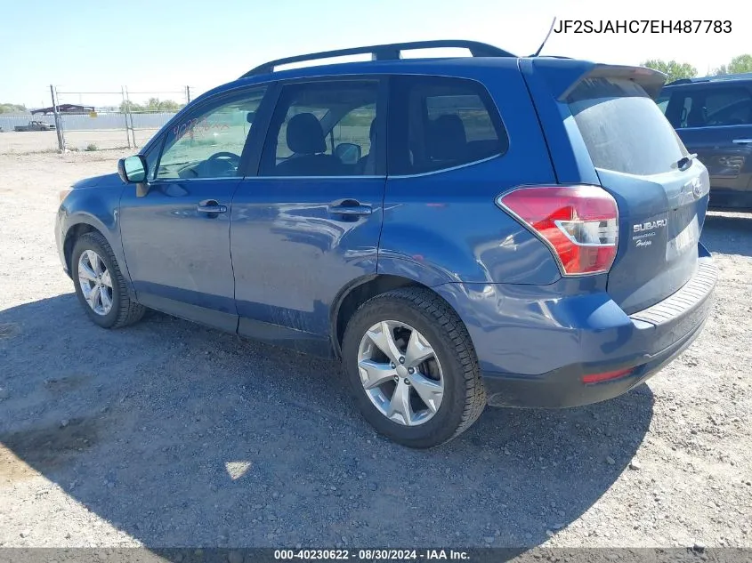 2014 Subaru Forester 2.5I Limited VIN: JF2SJAHC7EH487783 Lot: 40230622