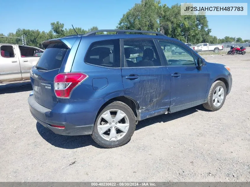 2014 Subaru Forester 2.5I Limited VIN: JF2SJAHC7EH487783 Lot: 40230622