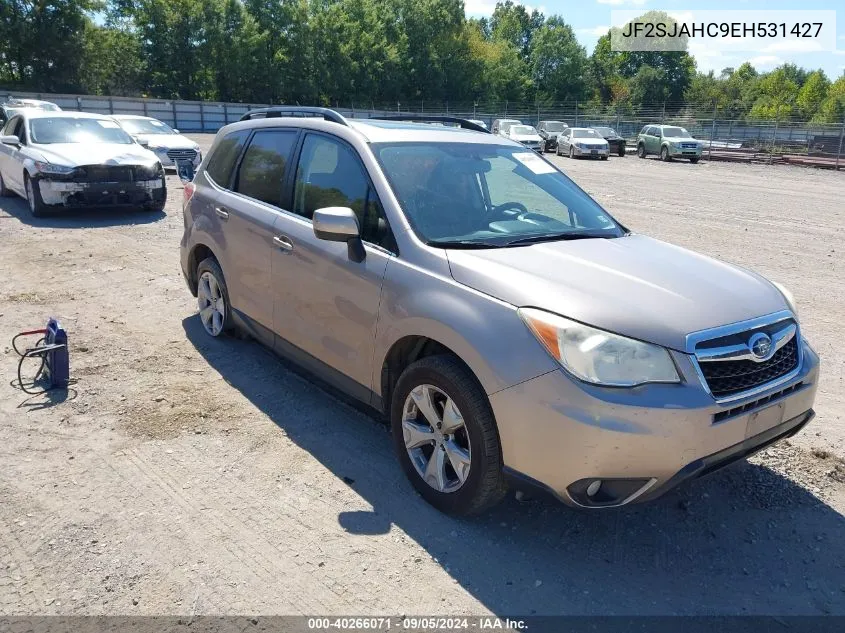 2014 Subaru Forester 2.5I Limited VIN: JF2SJAHC9EH531427 Lot: 40266071