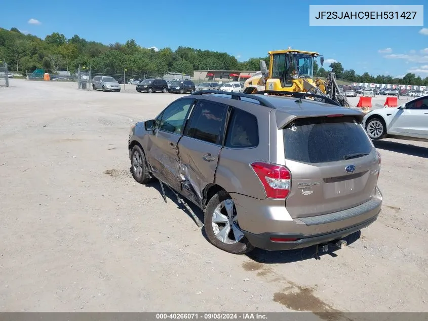 2014 Subaru Forester 2.5I Limited VIN: JF2SJAHC9EH531427 Lot: 40266071