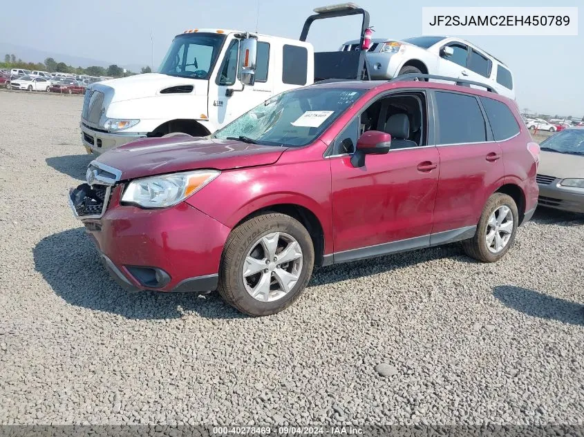 2014 Subaru Forester 2.5I Touring VIN: JF2SJAMC2EH450789 Lot: 40278469