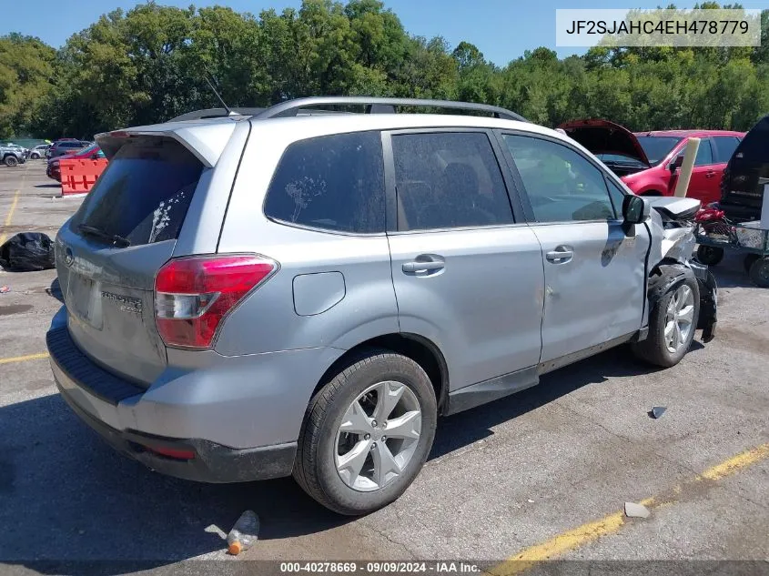 2014 Subaru Forester 2.5I Limited VIN: JF2SJAHC4EH478779 Lot: 40278669