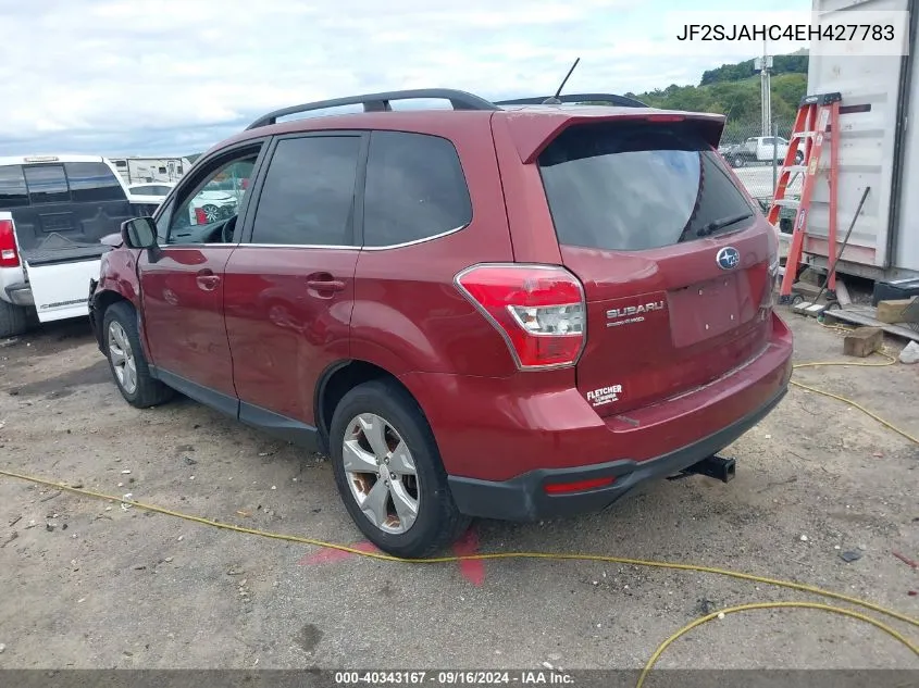 2014 Subaru Forester 2.5I Limited VIN: JF2SJAHC4EH427783 Lot: 40343167