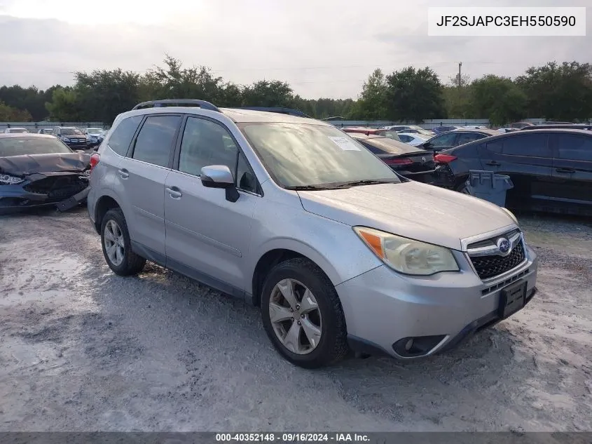 2014 Subaru Forester 2.5I Touring VIN: JF2SJAPC3EH550590 Lot: 40352148