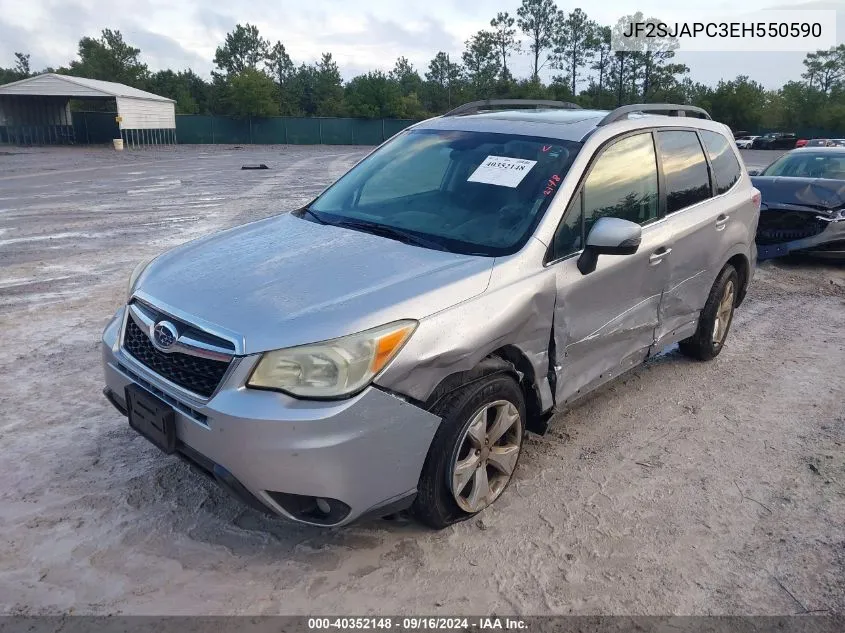 2014 Subaru Forester 2.5I Touring VIN: JF2SJAPC3EH550590 Lot: 40352148