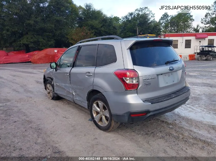 2014 Subaru Forester 2.5I Touring VIN: JF2SJAPC3EH550590 Lot: 40352148