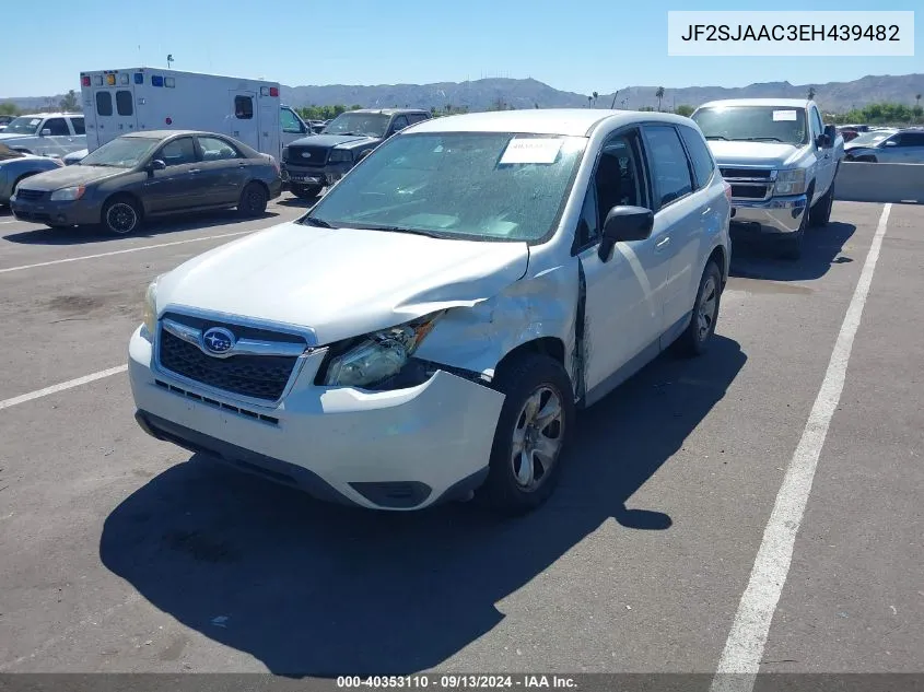 JF2SJAAC3EH439482 2014 Subaru Forester 2.5I