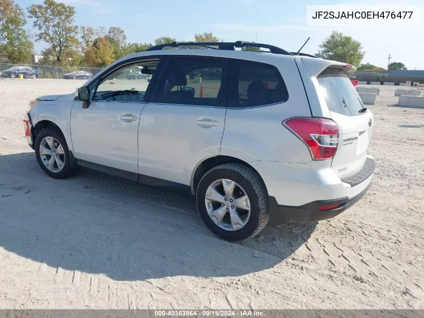 2014 Subaru Forester 2.5I Limited VIN: JF2SJAHC0EH476477 Lot: 40353864