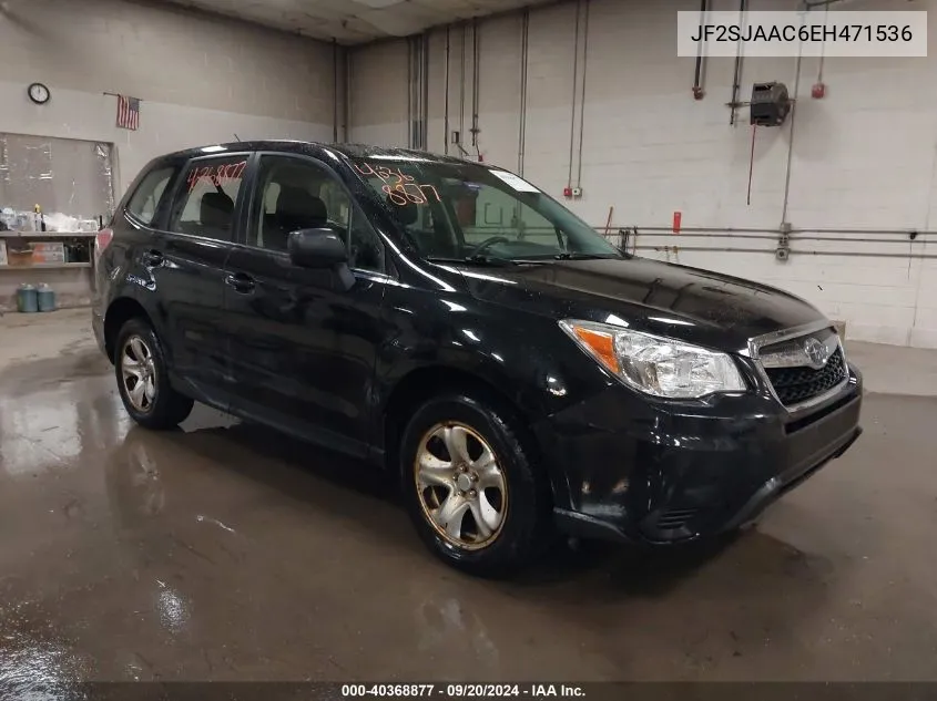 JF2SJAAC6EH471536 2014 Subaru Forester 2.5I