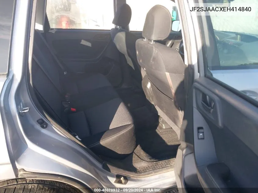 JF2SJAACXEH414840 2014 Subaru Forester 2.5I