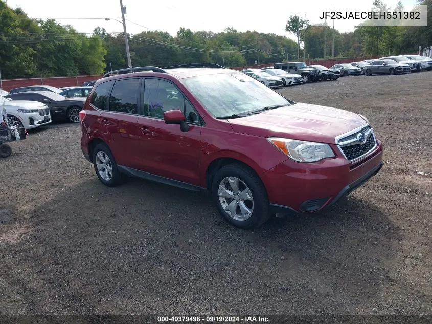 JF2SJAEC8EH551382 2014 Subaru Forester 2.5I Premium