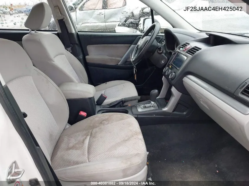 JF2SJAAC4EH425042 2014 Subaru Forester 2.5I