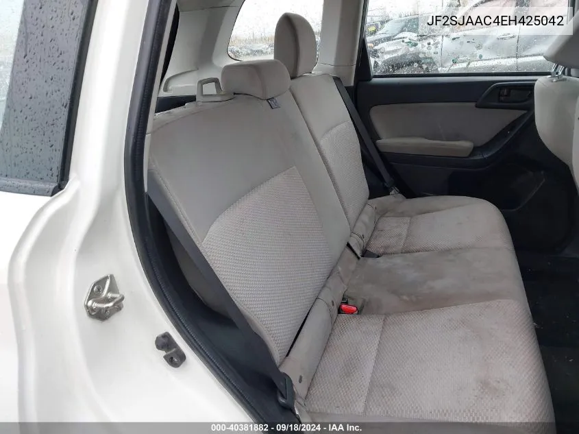 JF2SJAAC4EH425042 2014 Subaru Forester 2.5I