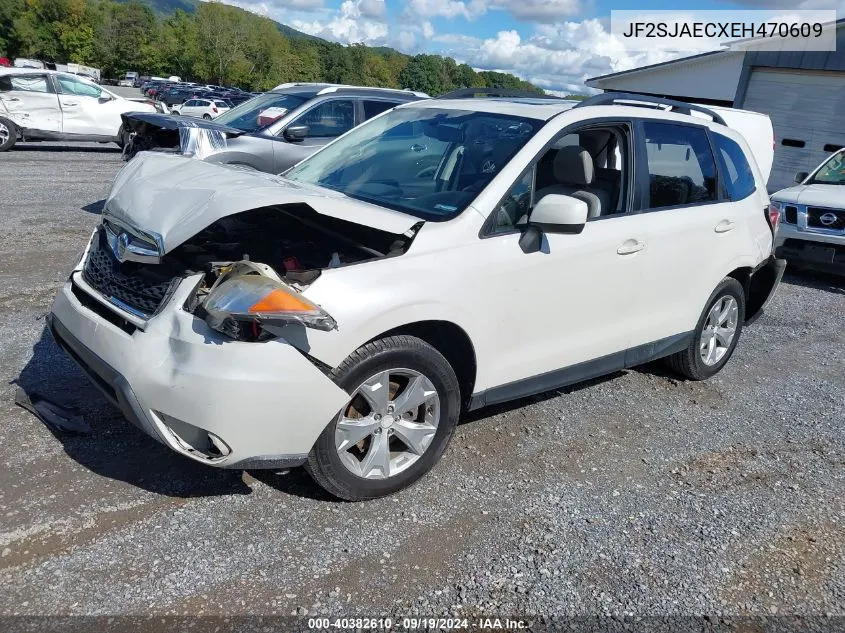 2014 Subaru Forester 2.5I Premium VIN: JF2SJAECXEH470609 Lot: 40382610