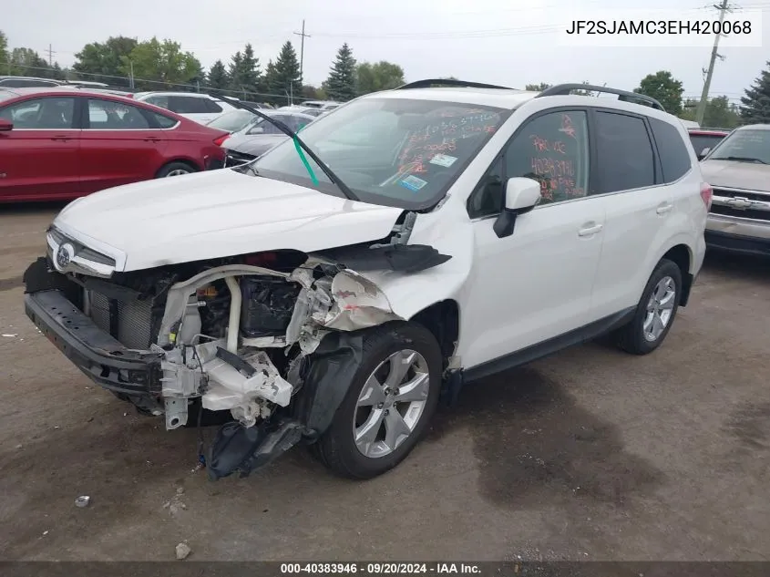 2014 Subaru Forester 2.5I Touring VIN: JF2SJAMC3EH420068 Lot: 40383946