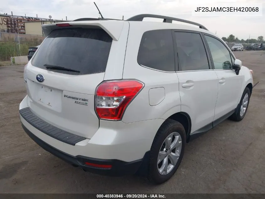 JF2SJAMC3EH420068 2014 Subaru Forester 2.5I Touring