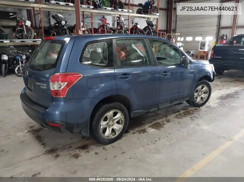 2014 Subaru Forester 2.5I VIN: JF2SJAAC7EH440621 Lot: 40392508