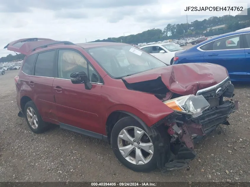 2014 Subaru Forester 2.5I Touring VIN: JF2SJAPC9EH474762 Lot: 40394405