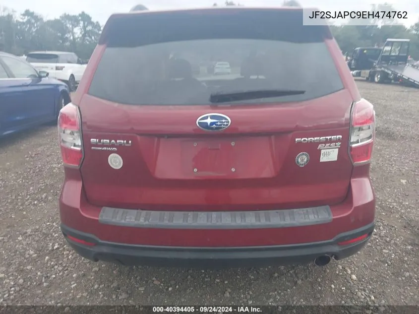 JF2SJAPC9EH474762 2014 Subaru Forester 2.5I Touring