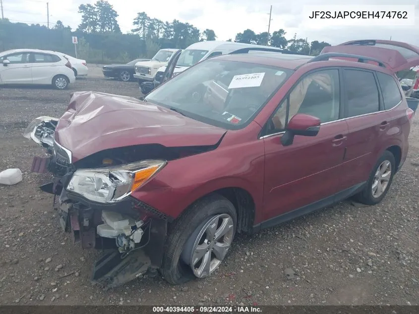 JF2SJAPC9EH474762 2014 Subaru Forester 2.5I Touring