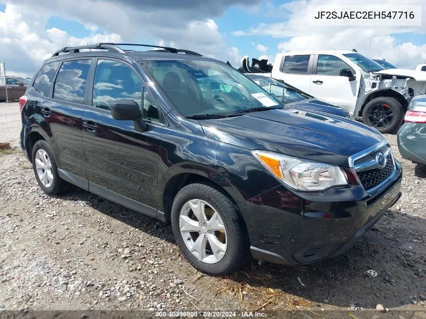 2014 Subaru Forester 2.5I Premium VIN: JF2SJAEC2EH547716 Lot: 40396908