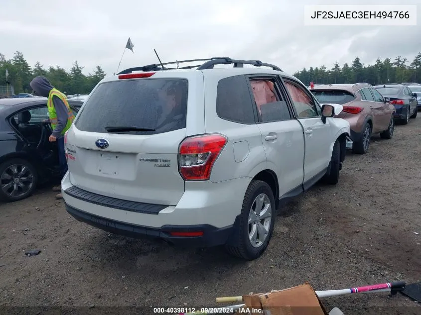 JF2SJAEC3EH494766 2014 Subaru Forester 2.5I Premium