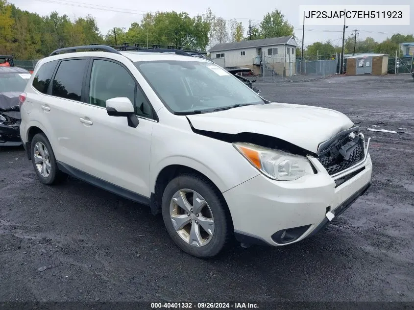 2014 Subaru Forester 2.5I Touring VIN: JF2SJAPC7EH511923 Lot: 40401332