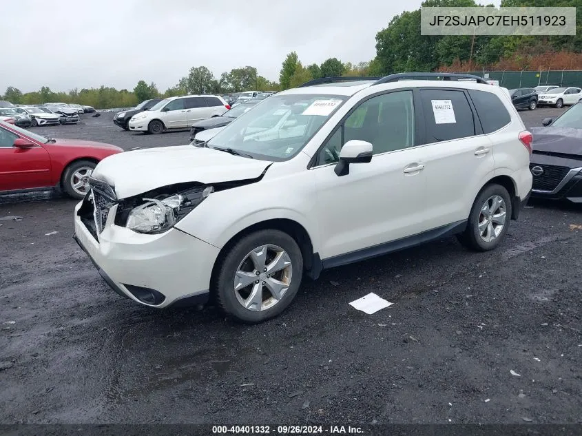 JF2SJAPC7EH511923 2014 Subaru Forester 2.5I Touring