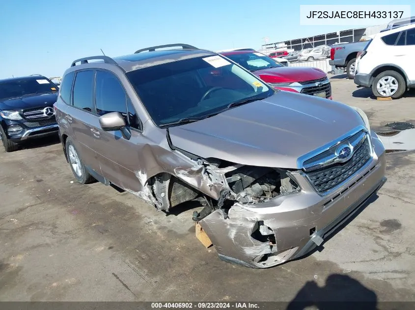 JF2SJAEC8EH433137 2014 Subaru Forester 2.5I Premium