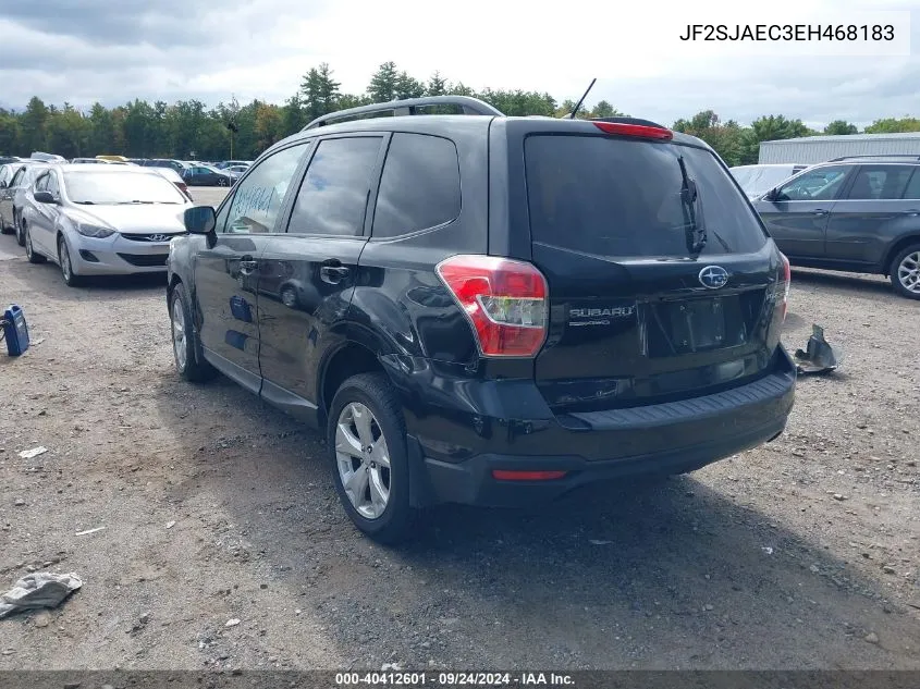 2014 Subaru Forester 2.5I Premium VIN: JF2SJAEC3EH468183 Lot: 40412601