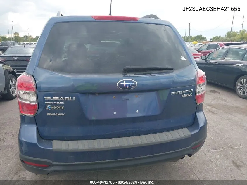 JF2SJAEC3EH421655 2014 Subaru Forester 2.5I Premium