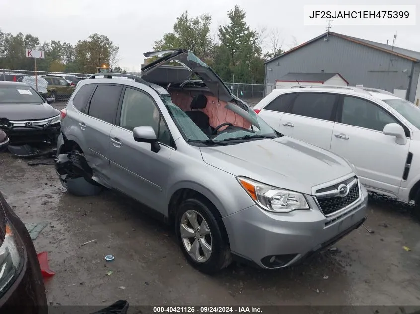 2014 Subaru Forester 2.5I Limited VIN: JF2SJAHC1EH475399 Lot: 40421125