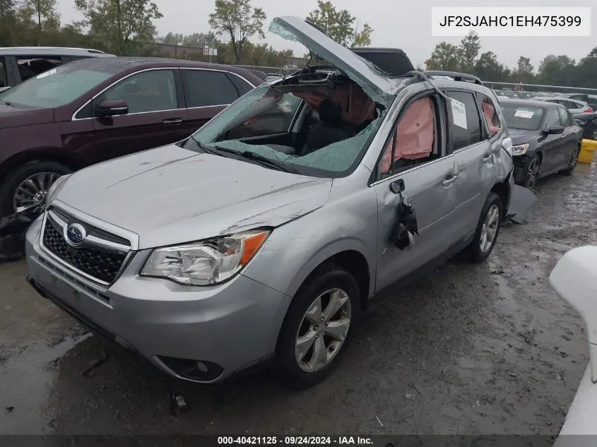 2014 Subaru Forester 2.5I Limited VIN: JF2SJAHC1EH475399 Lot: 40421125