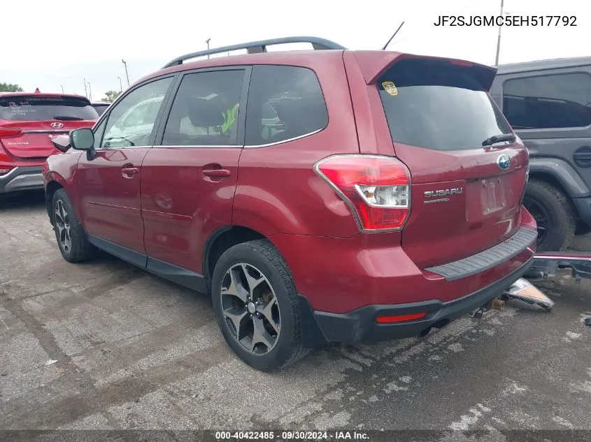 JF2SJGMC5EH517792 2014 Subaru Forester 2.0Xt Touring