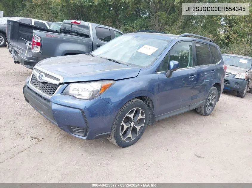 2014 Subaru Forester 2.0Xt Premium VIN: JF2SJGDC0EH554345 Lot: 40425577