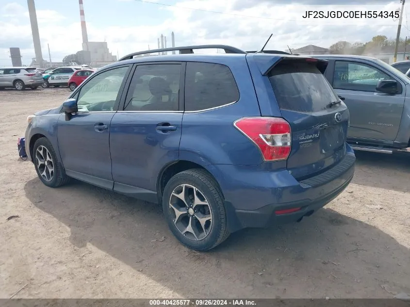 2014 Subaru Forester 2.0Xt Premium VIN: JF2SJGDC0EH554345 Lot: 40425577